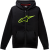Ageless Ii Zip Hoodie - Black/Green - Medium 1038530521060M