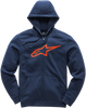 Ageless Ii Zip Hoodie - Navy/Red - Xl 1038530527030Xl