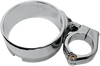 Joker Machine Speedometer Ring With Swivel Clamp - Chrome - For 39 Mm Fork Tube 10-315C