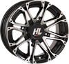 High Lifter Wheel - Hl3 - Front/Rear - Gloss Black W/Machined - 14X7 - 4/156 - 4+3 (+5 Mm) 14Hl03-1156