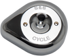S&S Cycle Air Cleaner Cover - Teardrop - Chrome 170-0530
