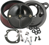 S&S Cycle Super Stock Stealth Air Cleaner Kit - Black 170-0060