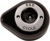 S&S Cycle Air Cleaner Cover - Teardrop - Black 170-0531