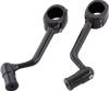 Arlen Ness Forged Highway Peg Mounts - Black 400-043