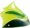 Klock Werks Kolor Flare Windshield - 8" - Green Ice - Fltr Kww-01-0626