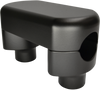 La Choppers Risers - Solid Top - 1-1/2" - Flat Black La-7442-01M