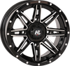 High Lifter Wheel - Hl22 - Front/Rear - Gloss Black W/Machined - 14X7 - 4/156 - 4+3 (+10 Mm) 14Hl22-1156