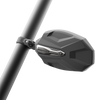 Seizmik Mirrors - Photon - Side View - Oval - Black/Silver - 1.75" Rops - Pair 56-18107