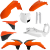 Acerbis Full Replacement Body Kit - Oem Orange/White/Black 2449585226