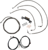 La Choppers Cable Kit - 18" - 20" Handlebars - Stainless La-8055Kt3-19