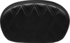 Le Pera Sissy Bar Pad - Medium - Double Diamond - Shiny Black L-Sbp02Dd-Sh