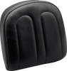 Le Pera Sissy Bar Pad - Small - Maverick - Shiny Black L-Sbp03Mav-Sh