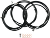 La Choppers Brake Line - 12" - 14" Ape Hanger Handlebars - Black La-8052B13B