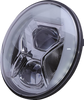 Highsider Adaptive Headlight - 7" - Chrome 226-002
