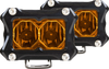 Heretic Flood Light - 2" - Amber 50213