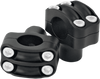 Rsd Risers - Four-Bolt - 1-1/2" - Black Ops 0208-2050-Smb