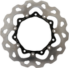 Galfer Wave Brake Rotor - Front - Black Carrier Df834Flw