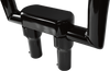La Choppers Risers - Hefty - Top - 4" - Black La-7446-04B