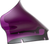 Klock Werks Kolor Flare Sport Windshield - 9" - Purple - Fltr Kww-01-0673