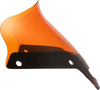 Klock Werks Kolor Flare Sport Windshield - 6" - Orange - Fxlrst Kww-02-0623