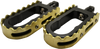 La Choppers Bmx Footpegs - Black/Brass La-7205-02B