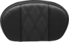 Le Pera Sissy Bar Pad - Medium - Gt2/Hr2 - Perforated Black L-Sbp02Gt/Hr2