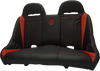 Extreme Bench Seat - Black/Red Exberddtx