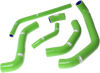 Samco Sport Radiator Hose Kit - Green - Kawasaki Kaw45-Gn