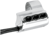 Performance Machine (Pm) Contour Billet Handlebar Switch - Right Side - Three Button - Chrome 0062-2032-Ch