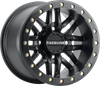 Raceline Wheels Wheel - Ryno - Beadlock - Front/Rear - Black/With Black Ring - 14X7 - 4/137 - 5+2 A91B-47037-52