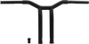 Burly Brand Handlebar - Dominator - Raked - 12" - Matte Black B12-6052Sb