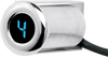 Dakota Digital Auto Programming Gear Indicator - Fairing Flush Mount - Chrome - Blue Display Pgr-1000-F