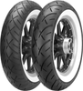 Metzeler Tire - Me 888 Marathon Ultra - Front - 100/90-19 - Wide Whitewall - 57H 2407800