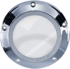 Barnett Derby Cover - Chrome/Clear - '07-'18 Big Twin 343-30-43013