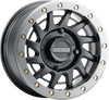 Raceline Wheels Wheel - Squad - Front/Rear - Black/With Gun Metal Gray Ring - 15X7 - 4/156 - 6+1 (+38 Mm) A12Bg-57056+38