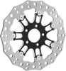 Arlen Ness Front Rotor - 7 Valve - 11.8" - Black 33-10301-202