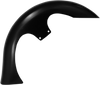 Klock Werks Slicer Front Fender Kit - For Raked Frames - Black - Steel - 26" Kwf-01-0251
