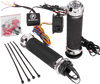 Performance Machine (Pm) Grips - Apex - Heated - Cable - Chrome 0063-2092-Ch