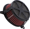 Cobra Air Cleaner Kit - Black 06-0467-04B-Sb