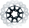 Gbrakes Brake Rotor Front Floating Wave Black Gbdu001
