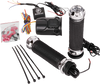 Performance Machine (Pm) Grips - Apex - Heated - Fltrx - Chrome 0063-2095-Ch