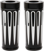 Arlen Ness Fork Boot Covers - +2" - Black Anodized - Deep Cut - Fl 20-029