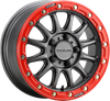 Wheel - Alpha - Front/Rear - Gun Metal/With Red Ring - 15X7 - 4/137 - +10 Mm A14Gr-57037+10