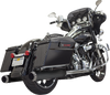 Bassani Xhaust 4" Qnt Mufflers - Black 1F7Qnt5B