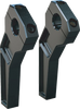 Todd'S Cycle Risers - Pullback - 1" Clamping - 6" Rise - Black Td-R12-06B