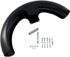 Klock Werks Wrapper Front Fender - Black - Steel - 21" Kwf-04-0469