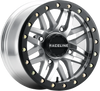 Raceline Wheels Wheel - Ryno - Beadlock - Front/Rear - Machined/With Black Ring - 15X10 - 4/156 - 5+2 A91Ma-51056-00