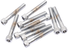Drag Specialties Bolts - Socket-Head/Replacement - Knurled/Fine Thread - 5/16"-24 X 2-1/4" - 10 Pack