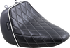Le Pera Bare Bones Solo Seat - Diamond Stitch W/ White Stitching/Piping - Black - Flfb '18-'23 Lyo-007Dmwtp