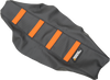 Moose Racing Ribbed Seat Cover - Black Cover/Orange Ribs - Ktm Ktm5016-336Rt